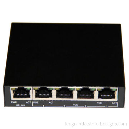 4-port Fast Ethernet Switch with PoE